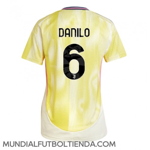 Camiseta Juventus Danilo Luiz #6 Segunda Equipación Replica 2024-25 para mujer mangas cortas